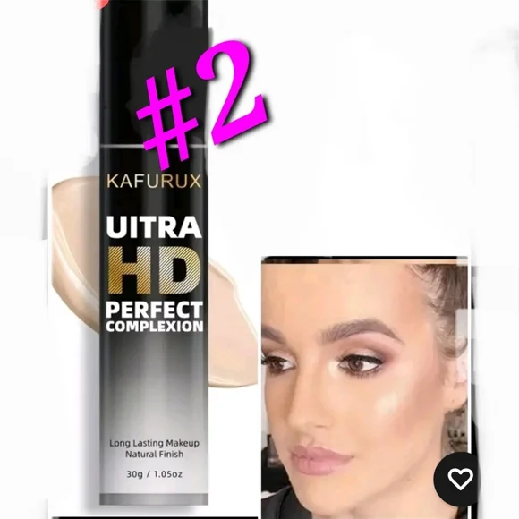 Kafurux ultra HD perfect complexion liquid foundation shade #2 - Picture 1 of 7